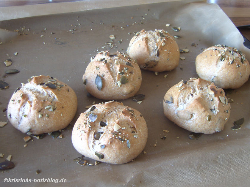 Runde Kürbiskern-Brötchen