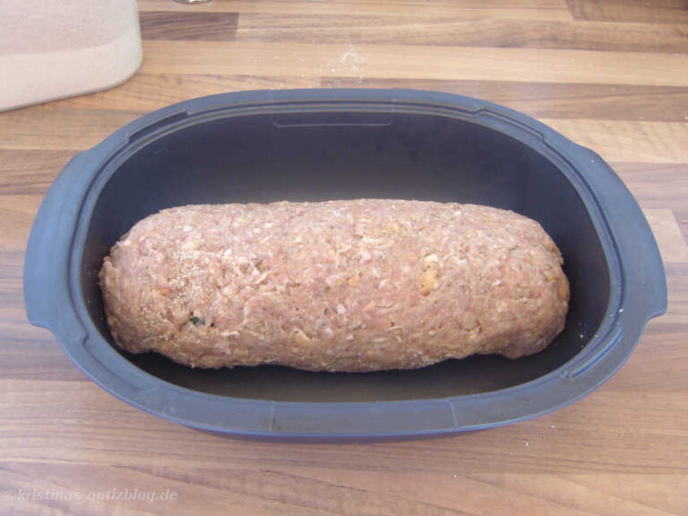 Hackbraten mit Spinatfüllung Hackbraten mit Spinatfüllung