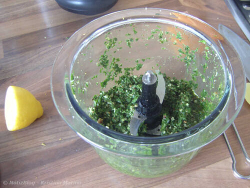 Pesto zubereiten