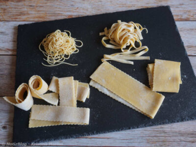 Italienische Pastasorten – Spaghetti, Tagliatelle, Linguine & Co selbst gemachte Bandnudeln