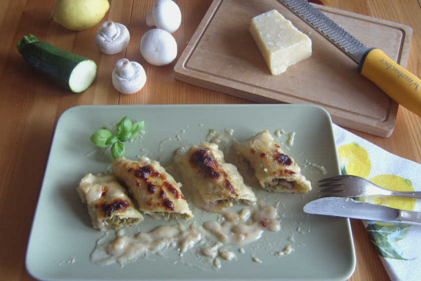 Cannelloni mit Zucchini
