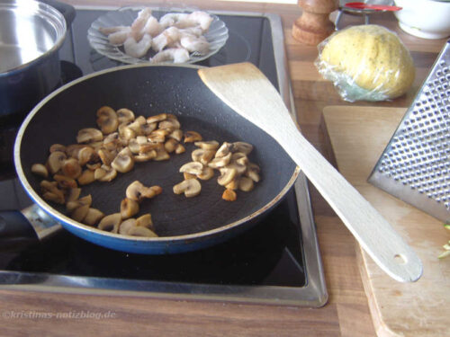 Champignons anbraten