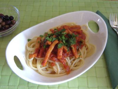 Pasta mit Tintenfisch