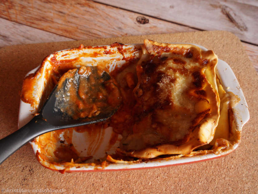 Gebackene Lasagne mit Zucchini