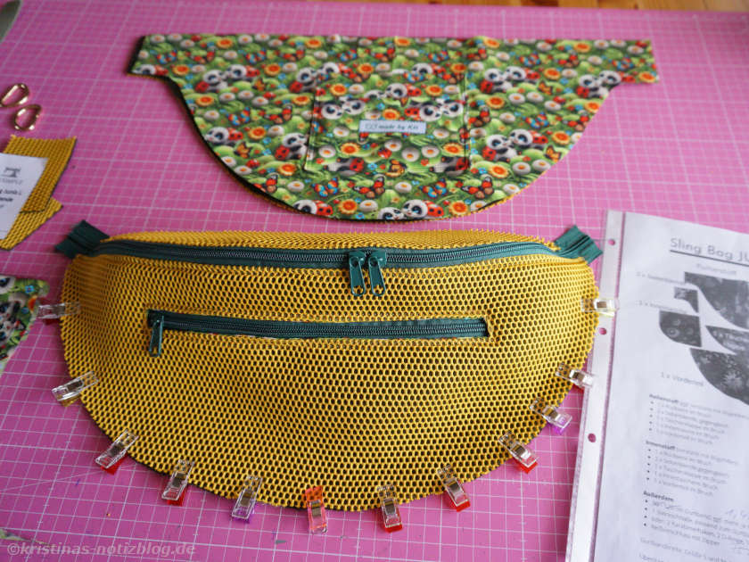 Sling Bag JUNIS gelb Vorderteil