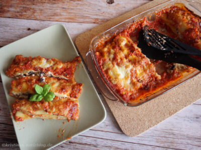 Cannelloni mit Pilzfüllung