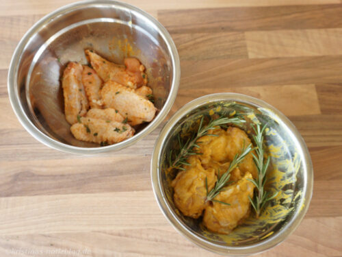Chicken Wings marinieren