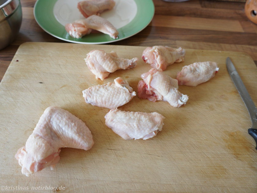 Chicken Wings vorbereiten